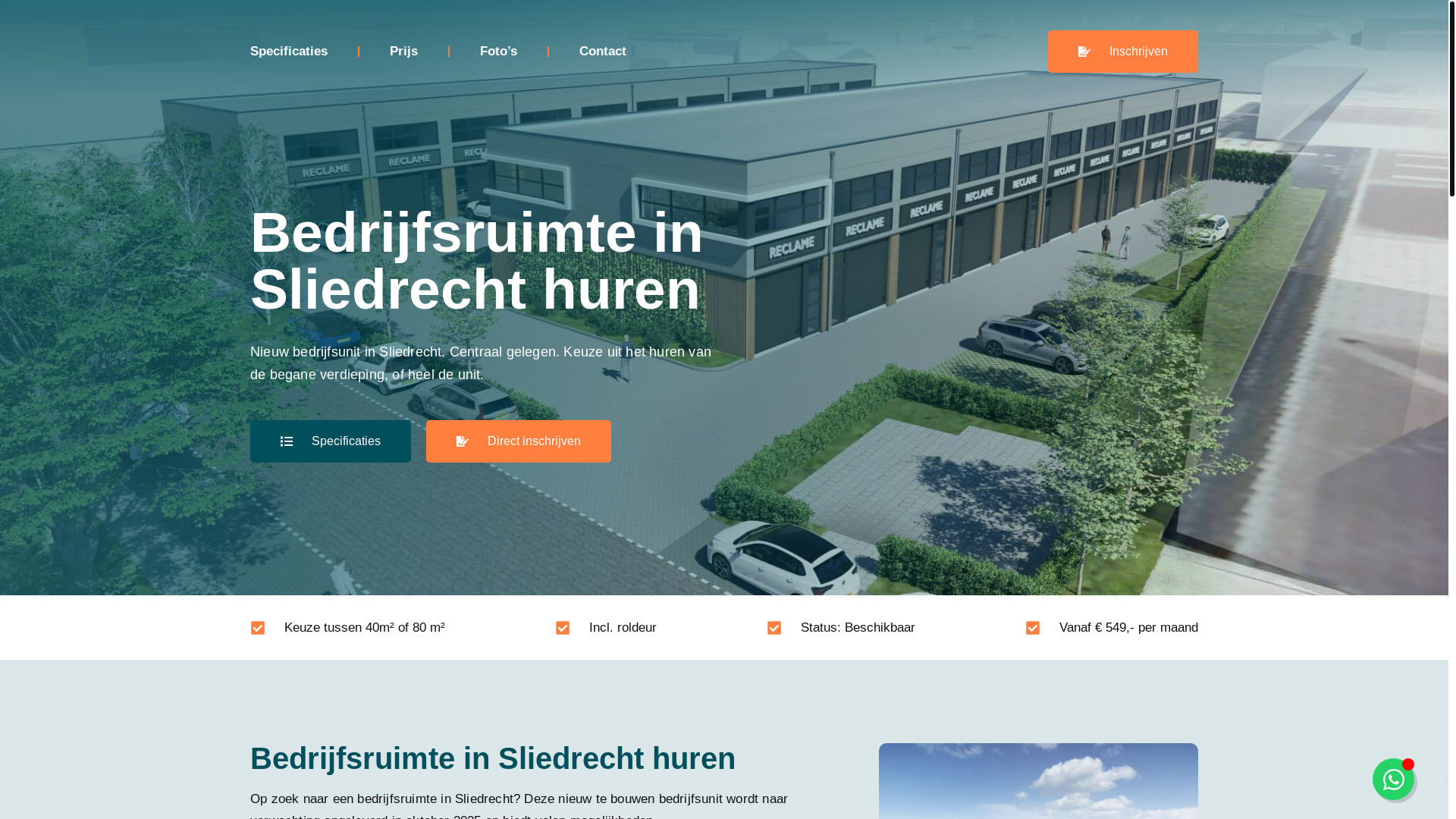 website screenshot of https://bedrijfspandmiddelburg.nl/
