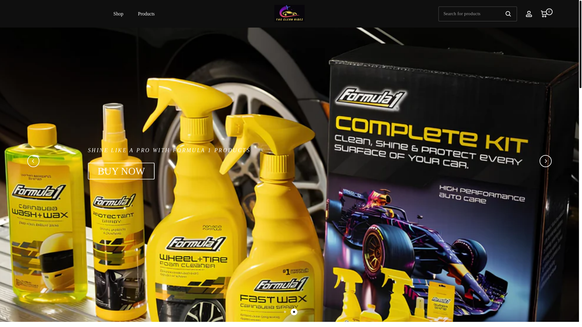website screenshot of https://thecleanridez.pk/