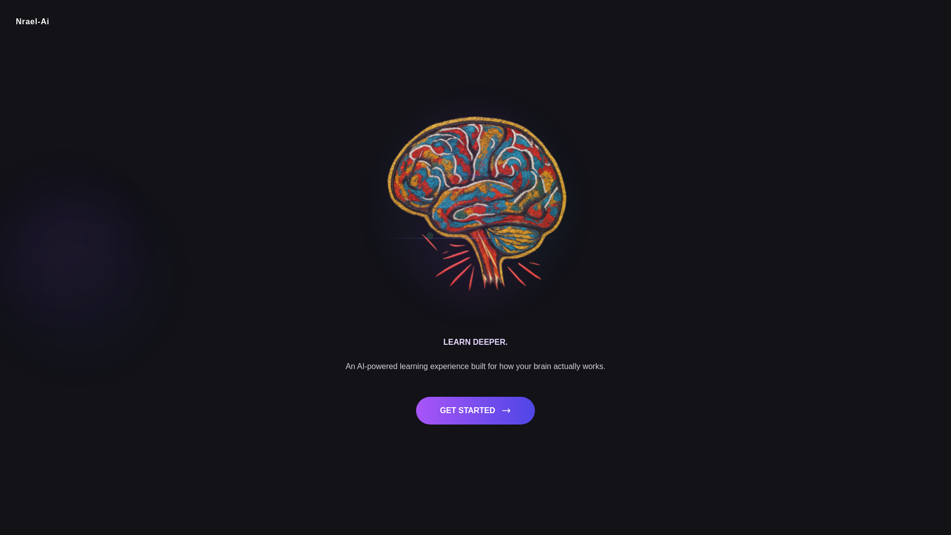website screenshot of https://nrael-ai.com/
