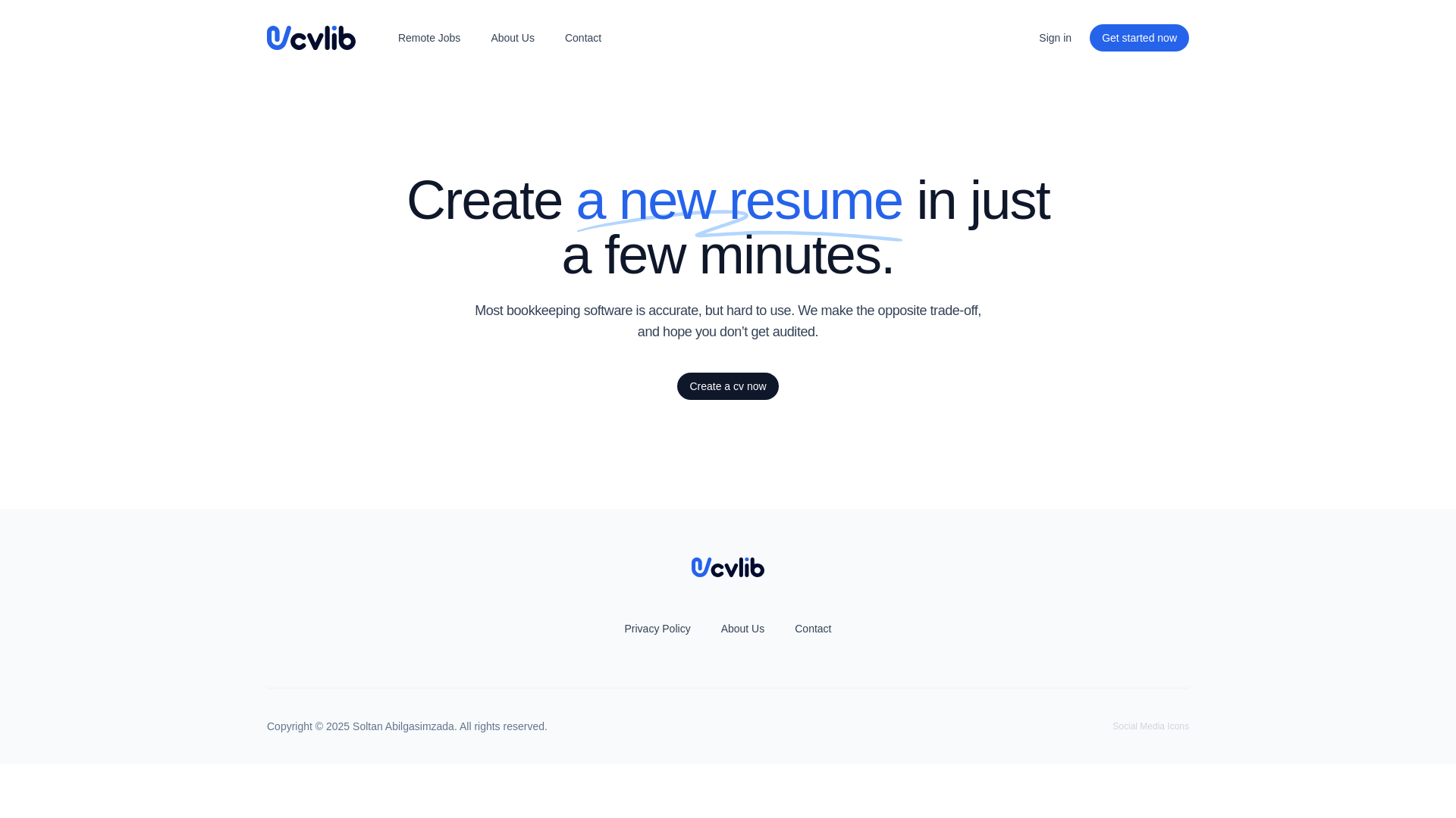 website screenshot of https://cv-aaj.pages.dev/