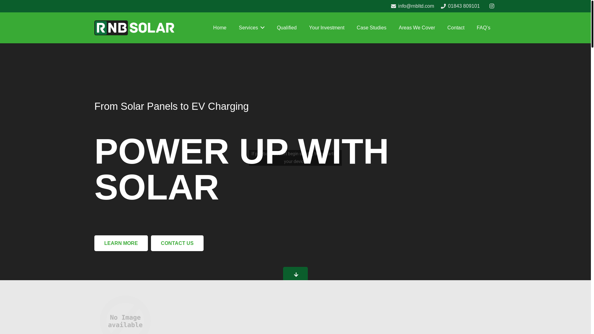 website screenshot of https://rnbsolarscotland.co.uk/