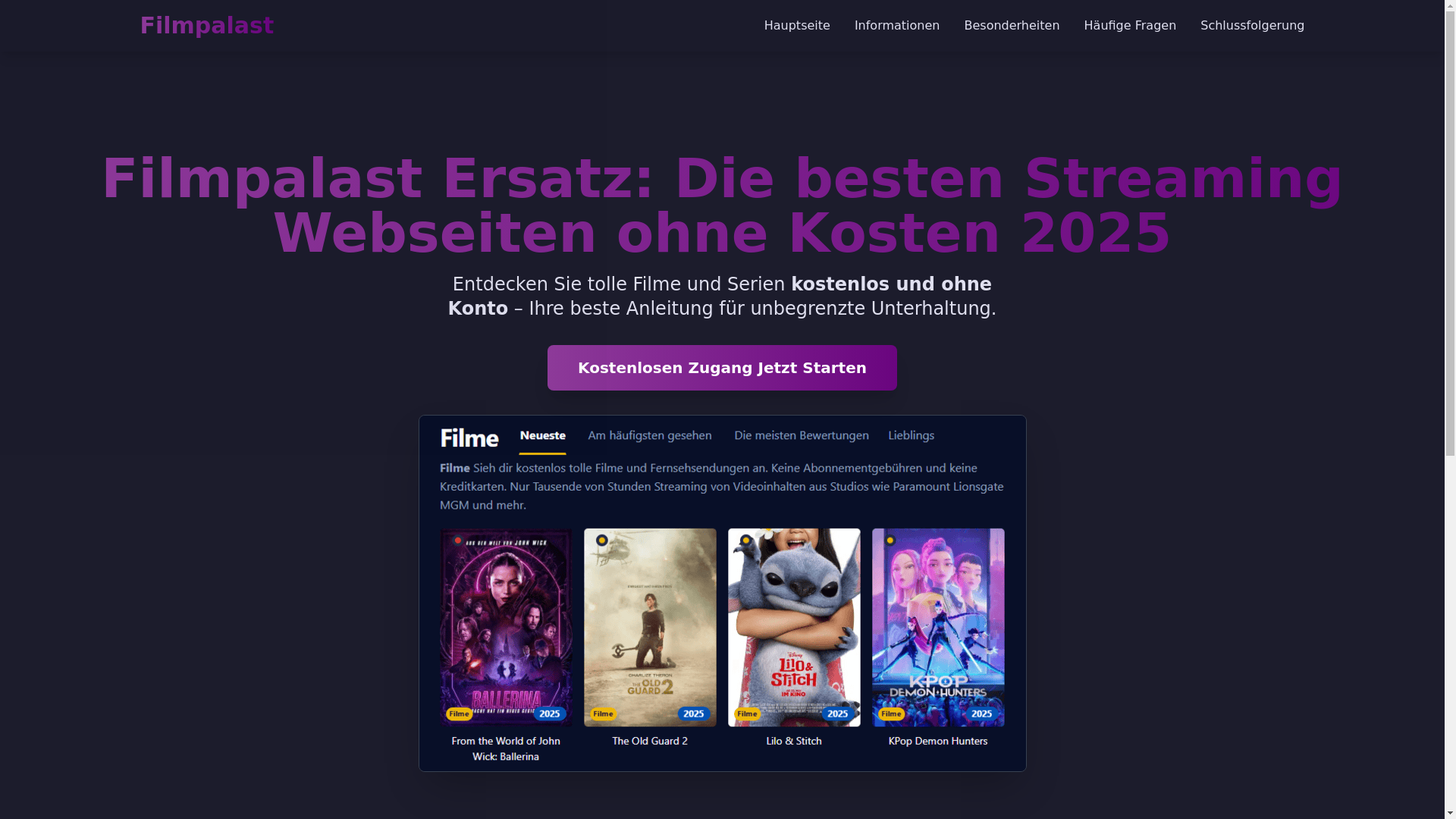 website screenshot of https://filmpalast-rrak.pages.dev/