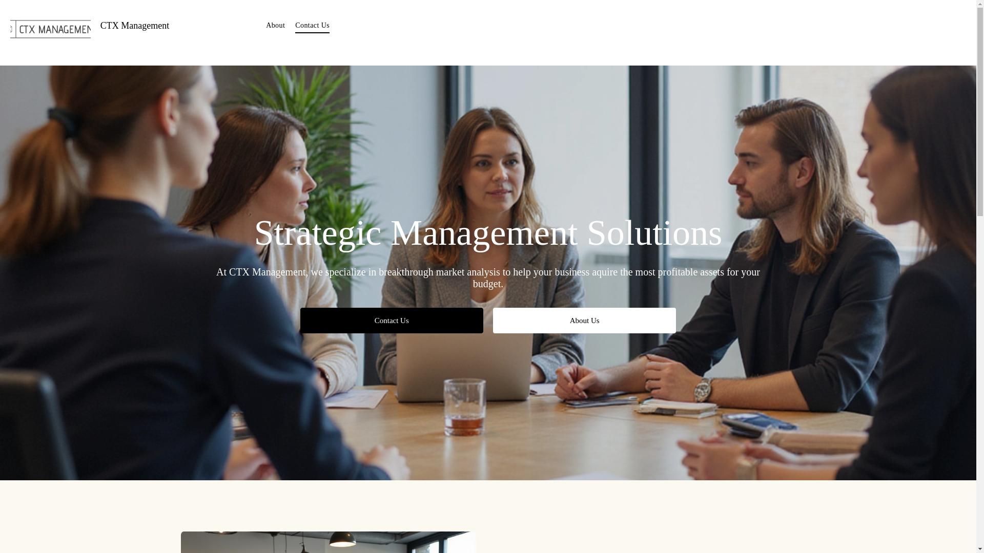 website screenshot of https://ctxmanagement.net/