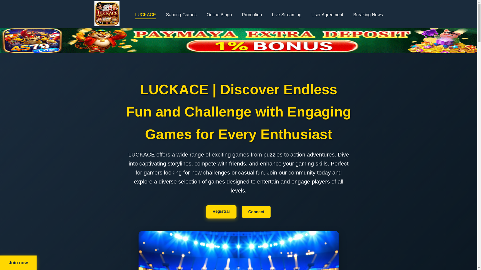 website screenshot of https://luckacewebsite.com/
