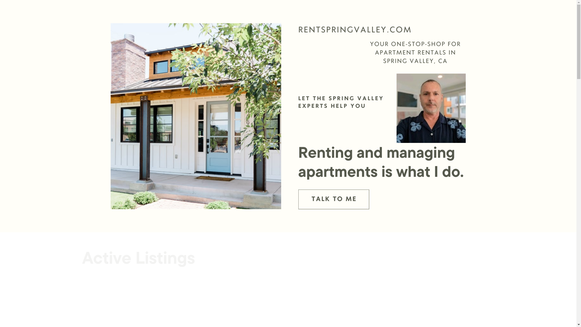 website screenshot of https://rentspringvalley.com/