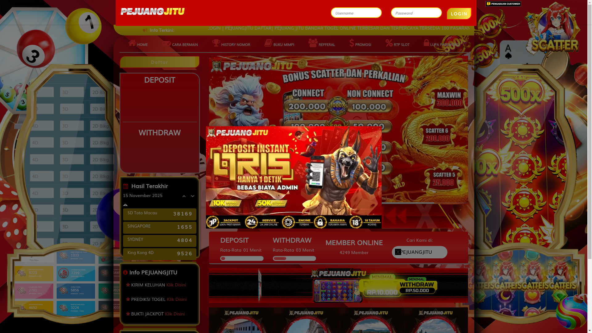 website screenshot of https://pejuang-jitu.com/