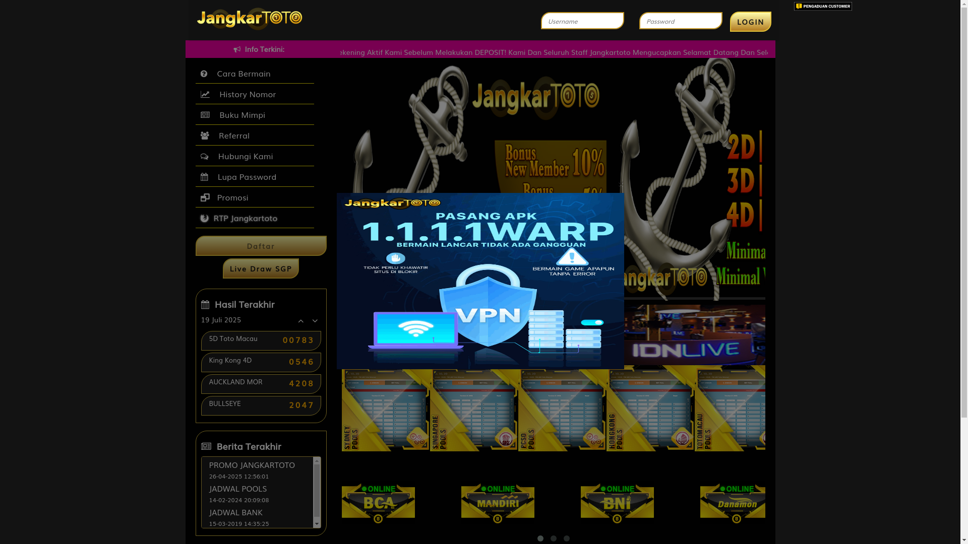 website screenshot of https://jangkartoto1688x2.com/