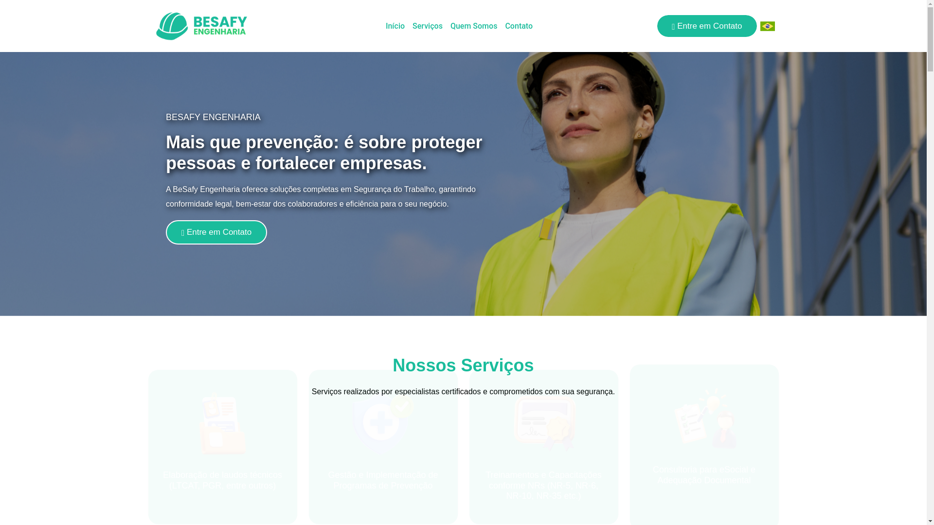 website screenshot of https://ssmaengenharia.com.br/