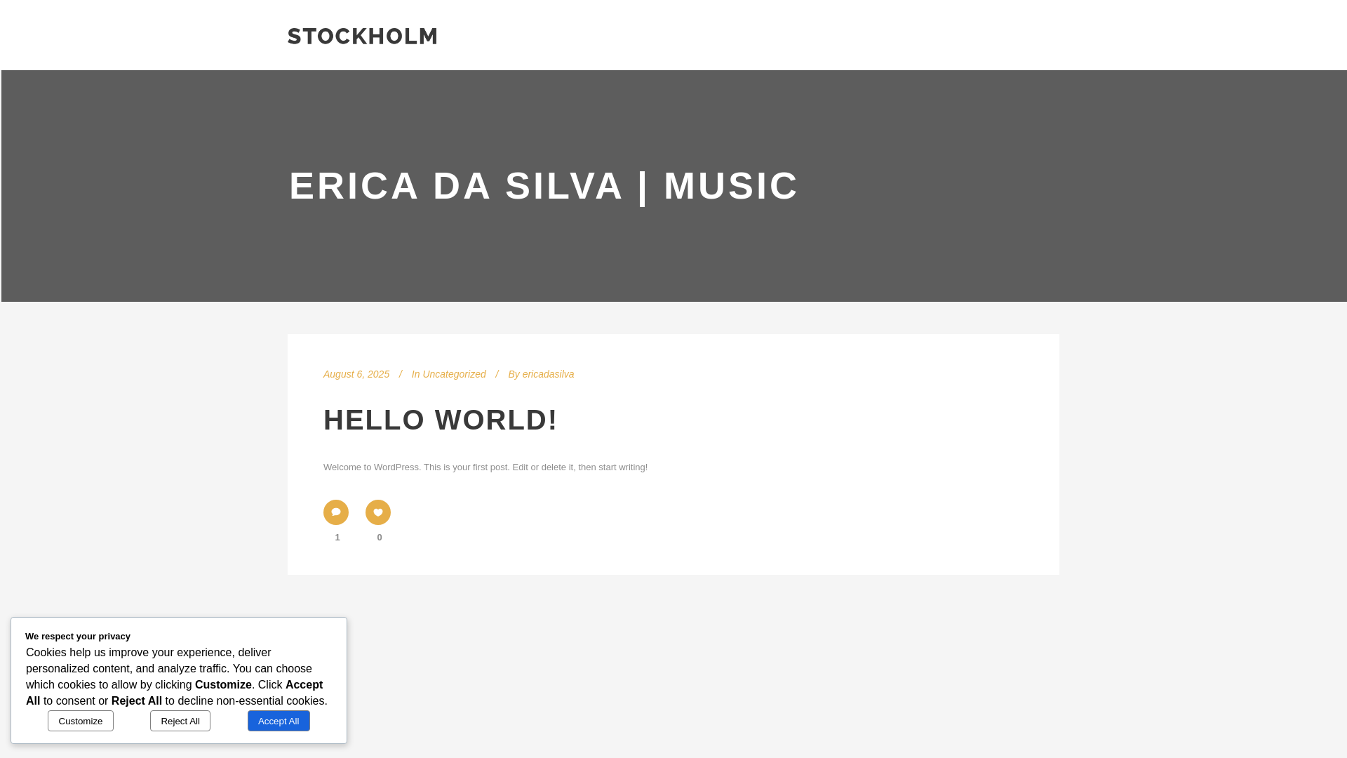 website screenshot of https://ericadasilvasa.com/