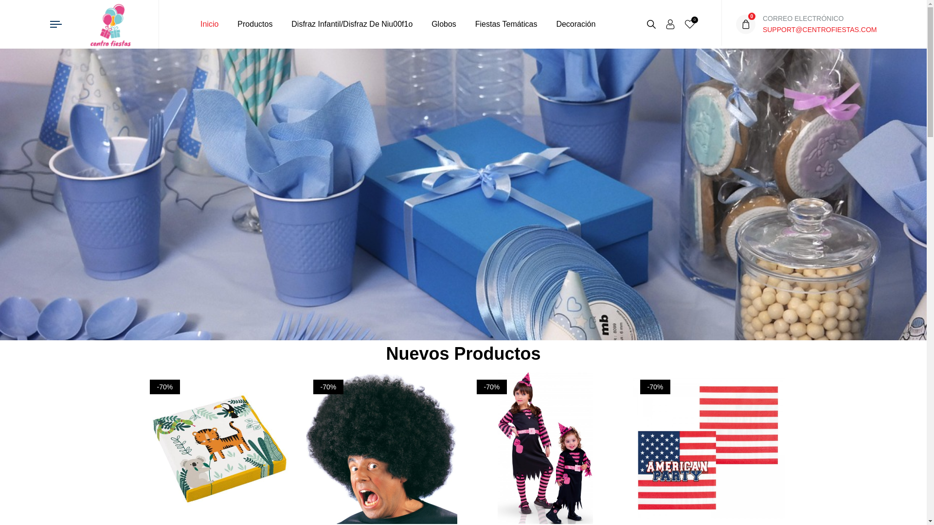 website screenshot of https://centrofiestas.com/