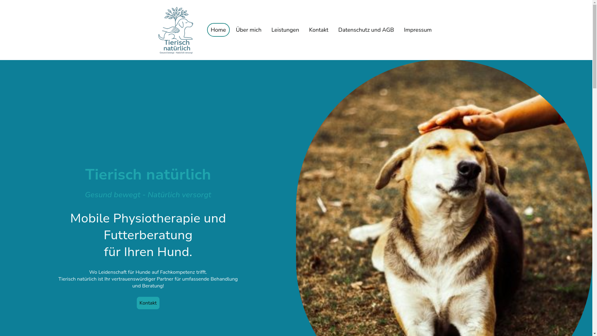 website screenshot of https://xn--tierisch-natrlich-dortmund-9zc.de/