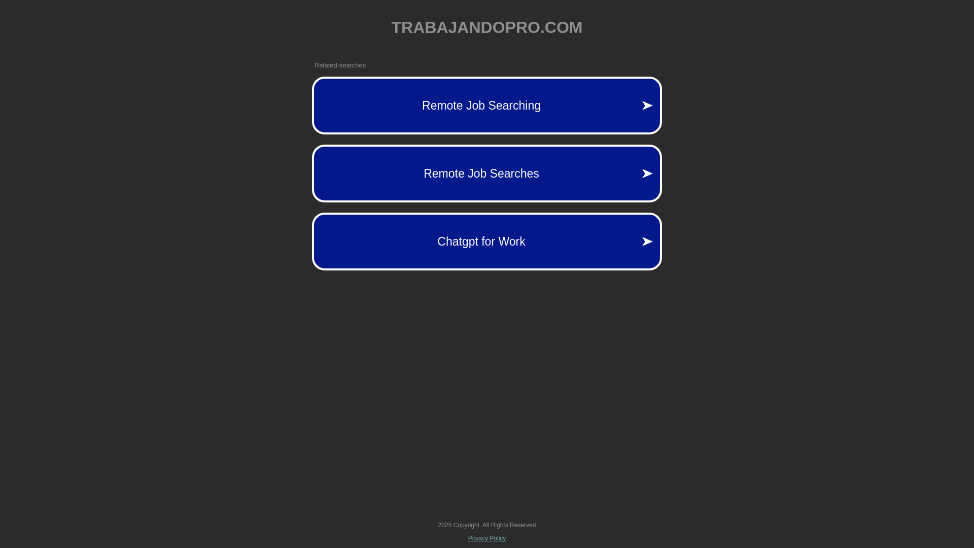 website screenshot of https://trabajandopro.com/