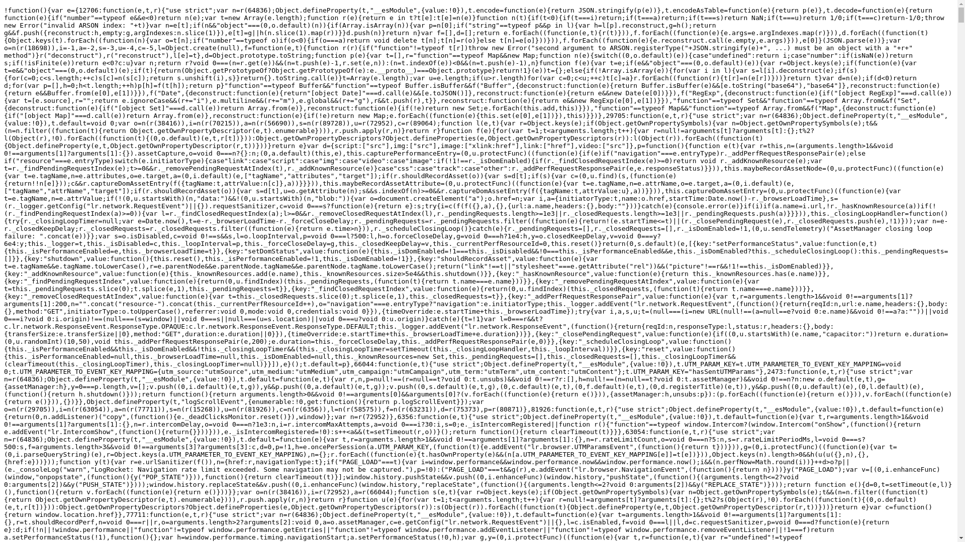 website screenshot of https://cdn.lrkt-in.com/logger-1.min.js