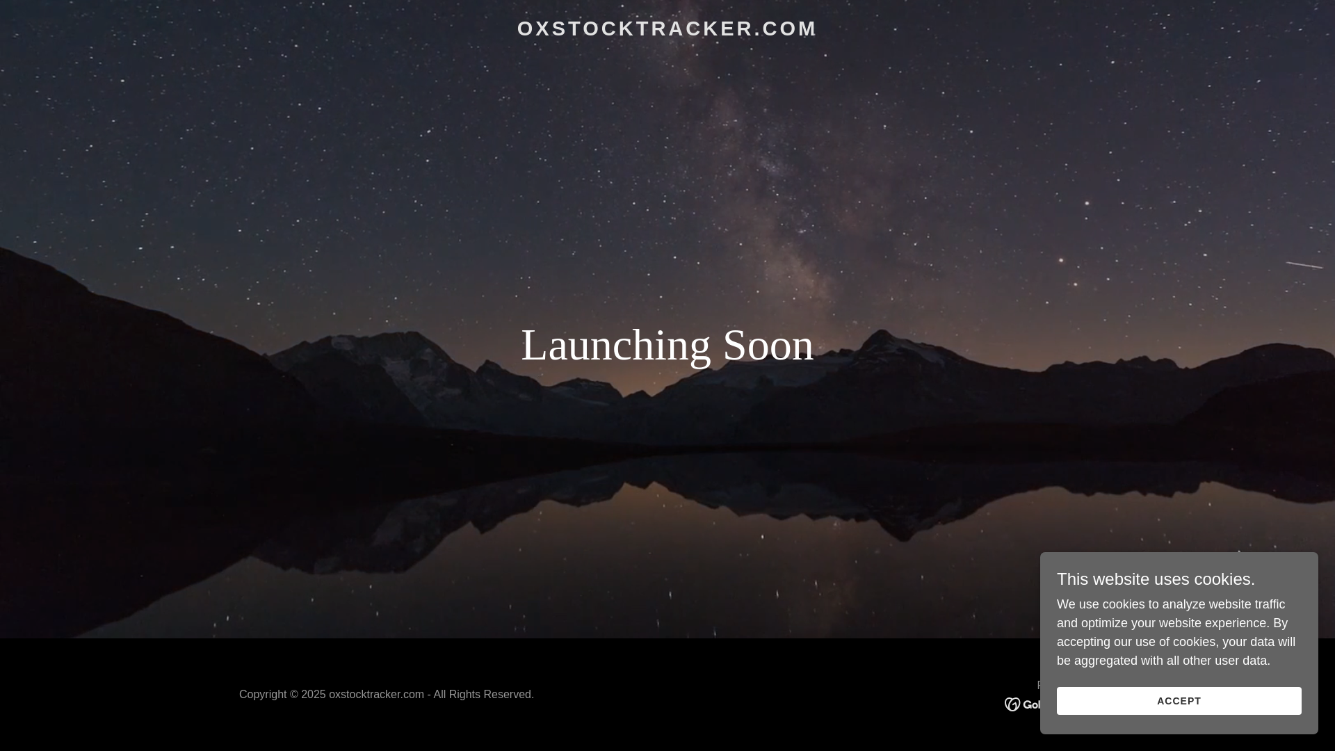 website screenshot of https://oxstocktracker.com/