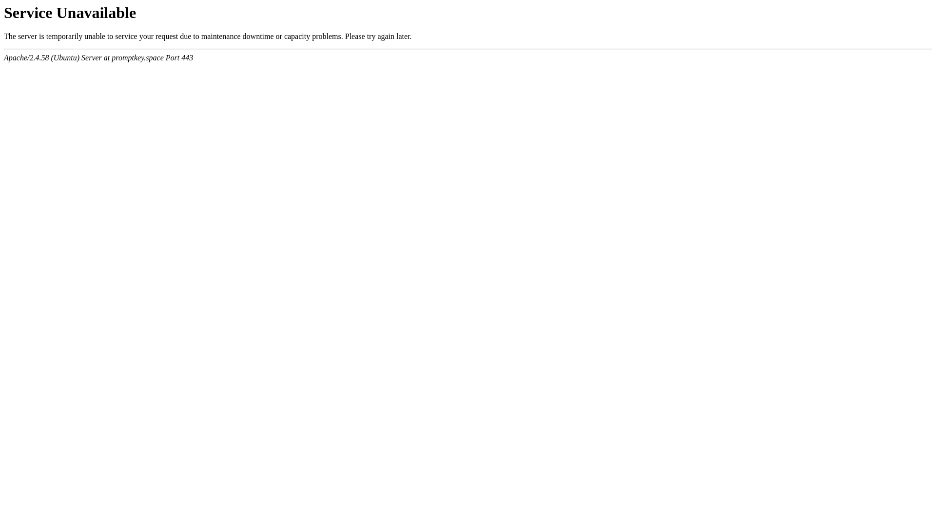 website screenshot of https://promptkey.space/