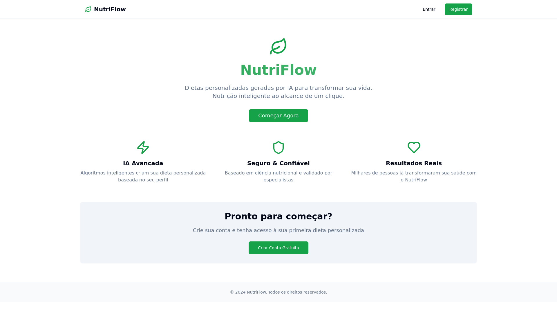 website screenshot of https://nutri-flow.online/