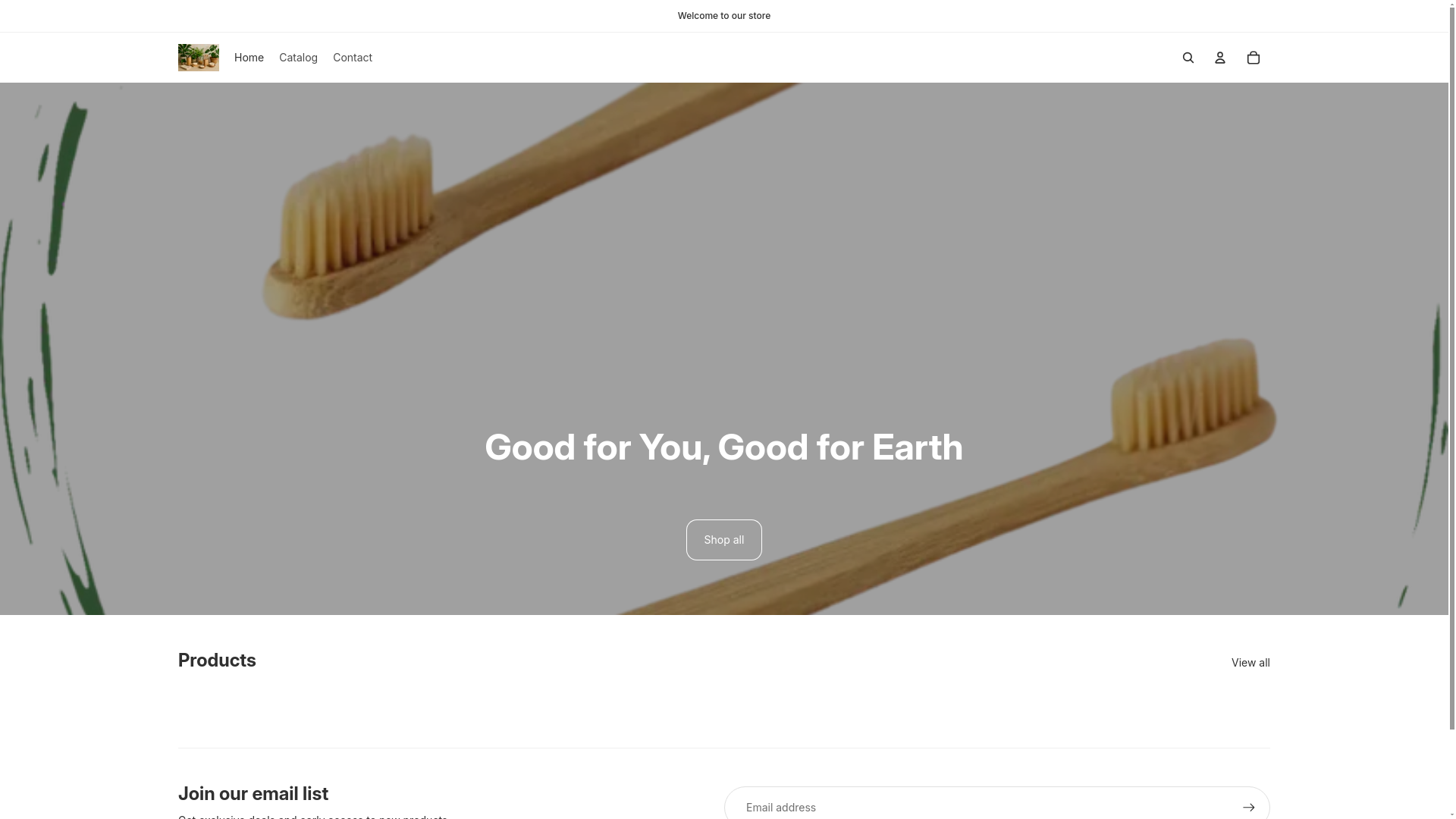 website screenshot of https://ecobrusha.com/