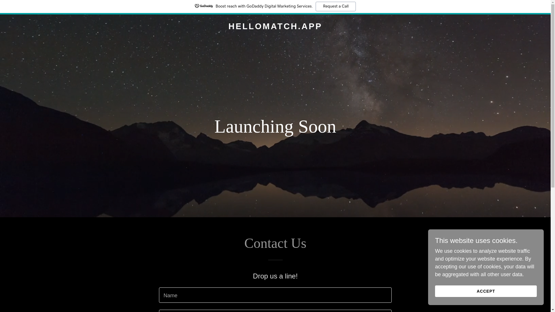 website screenshot of https://hellomatch.app/