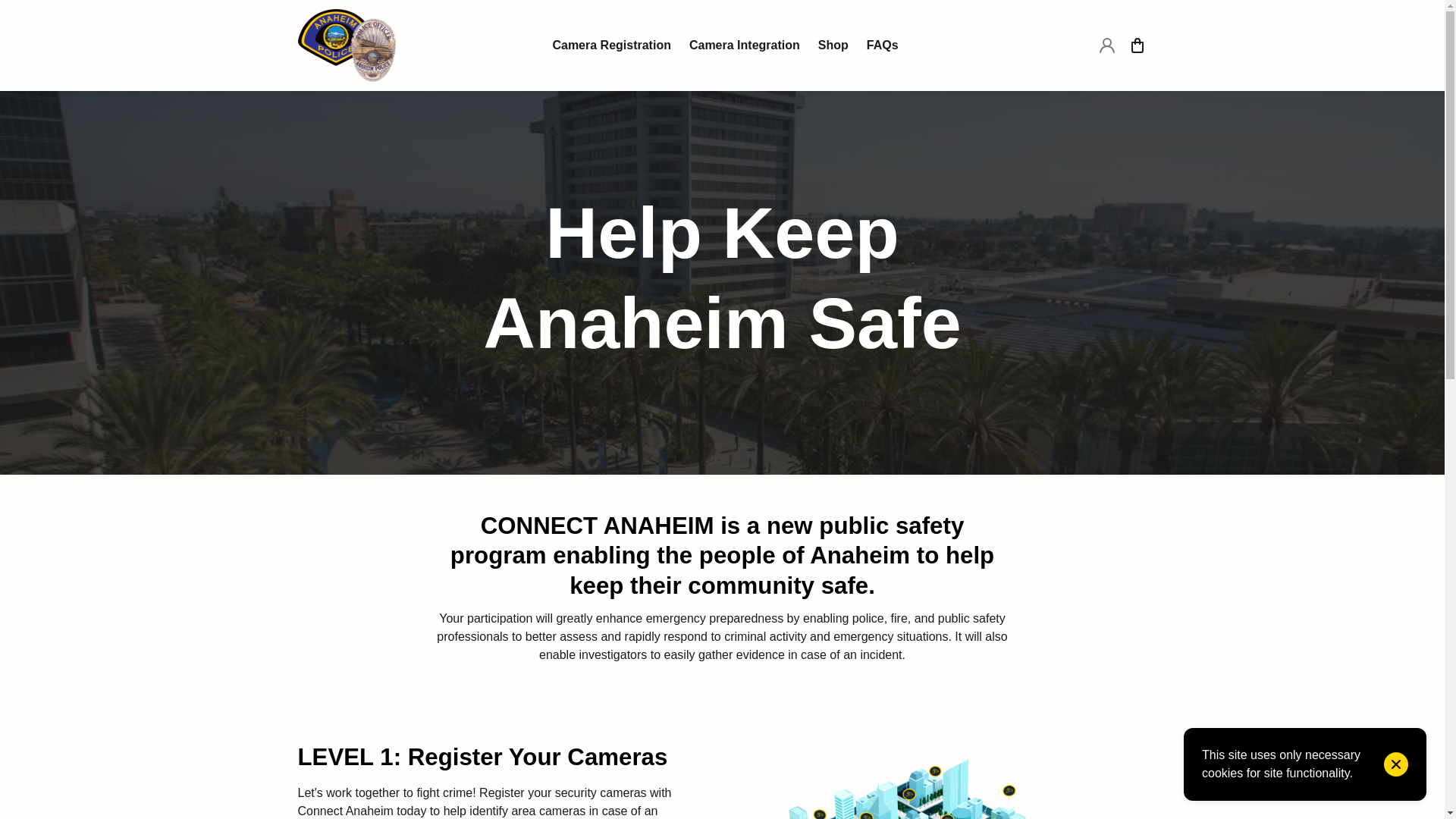 website screenshot of https://connectanaheim.org/