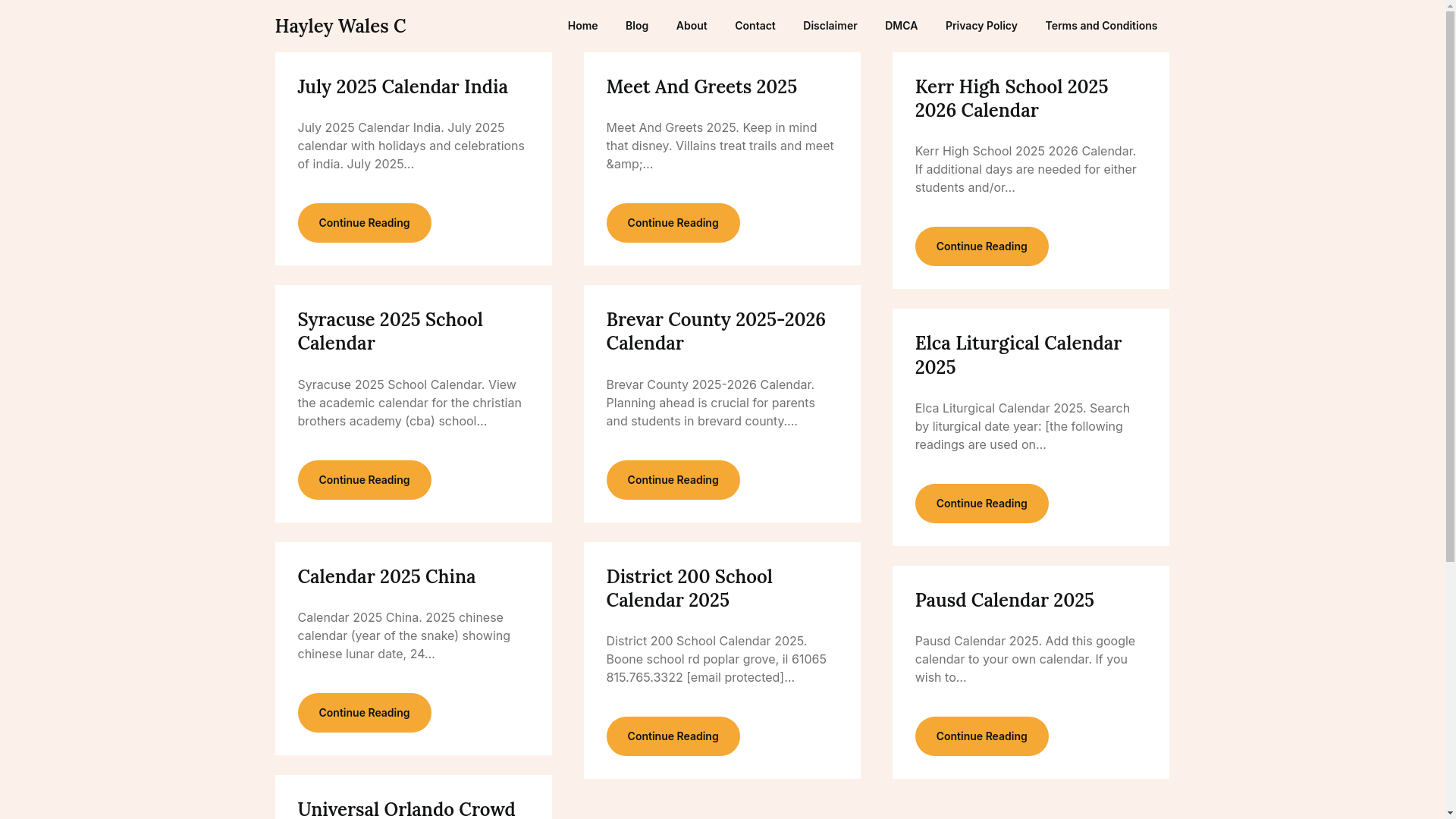 website screenshot of https://hayleywalesc.pages.dev/