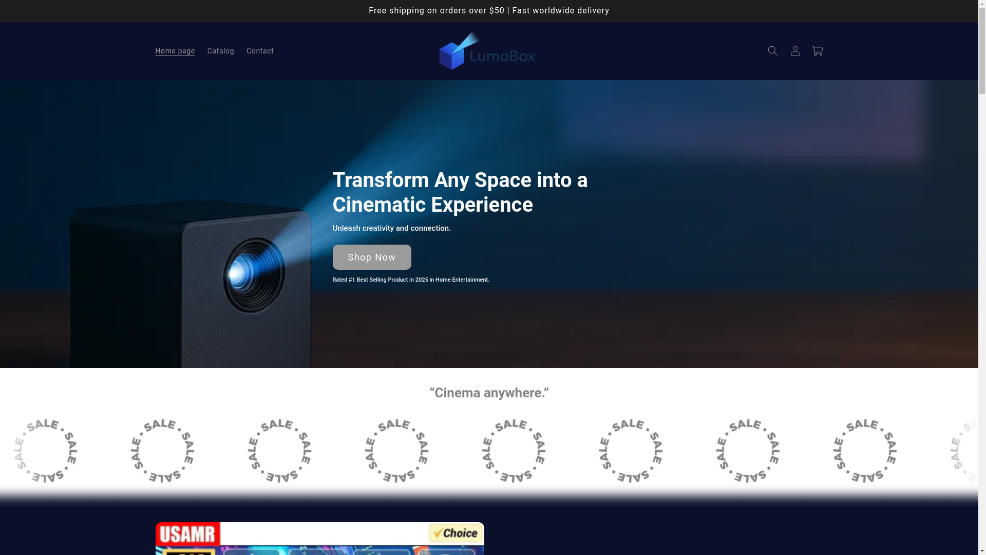 website screenshot of https://lumobox.us/
