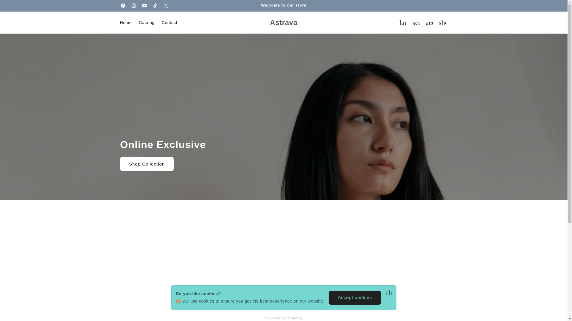 website screenshot of https://astravalux.com/