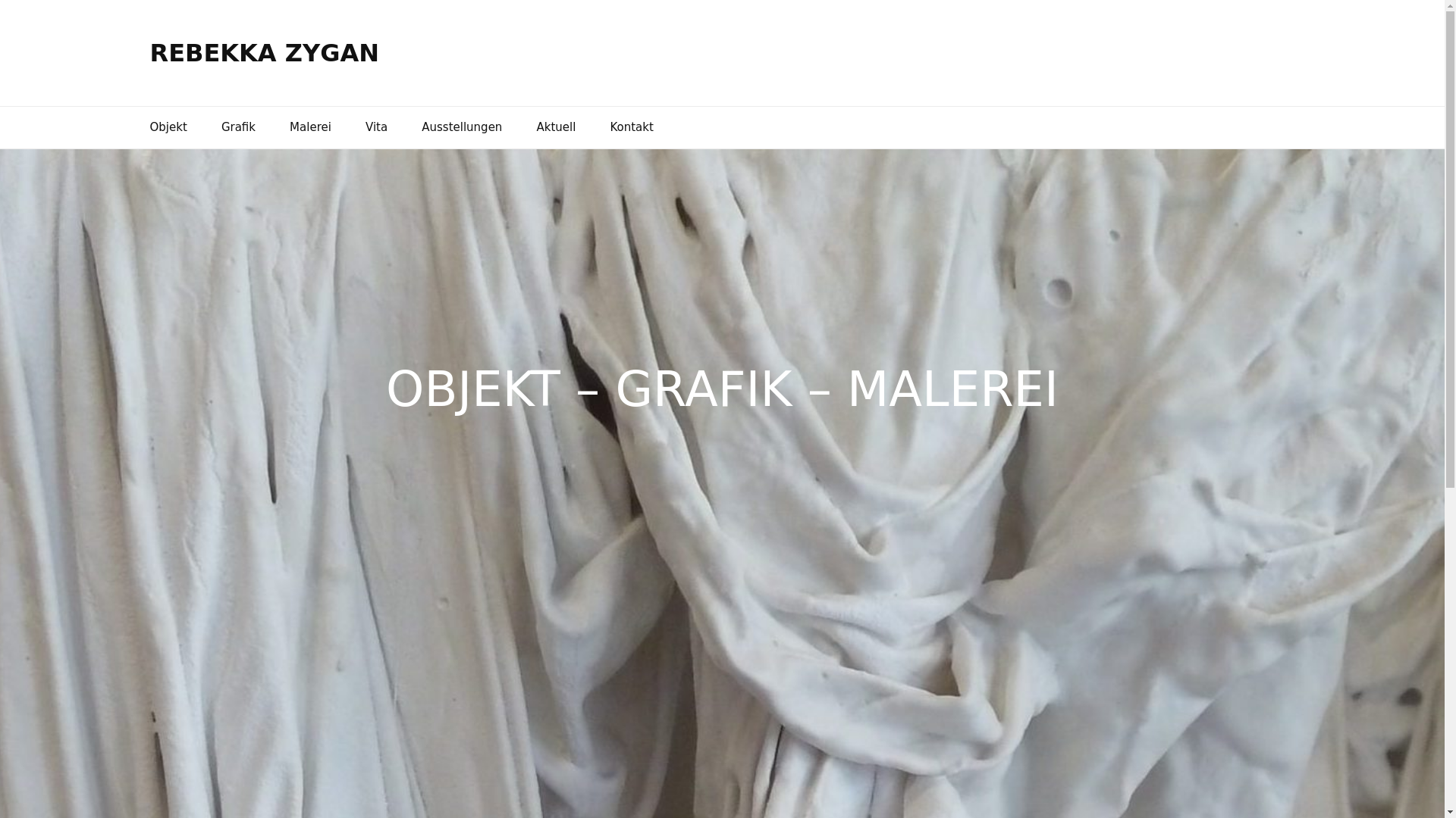 website screenshot of https://rebekkazygan.com/