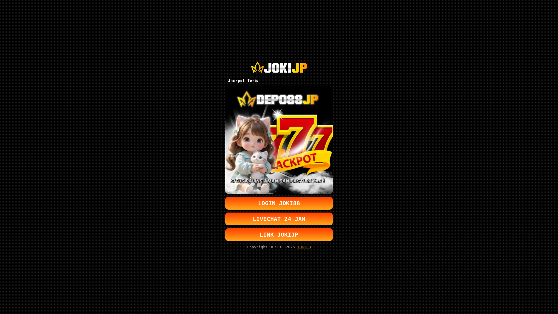 website screenshot of https://kemenanganjokijp.pages.dev/