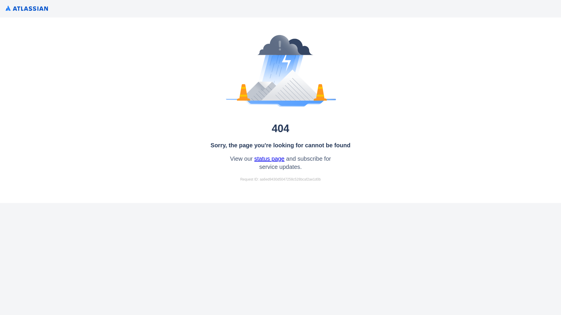 website screenshot of https://track.atlassian.com/