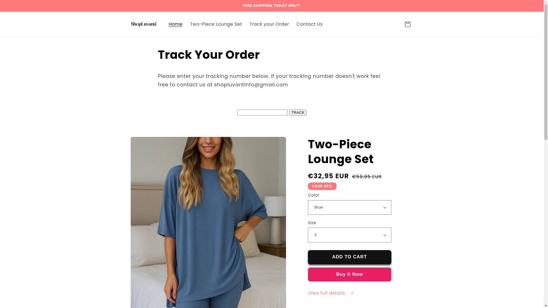 website screenshot of https://shopluvanti.co/