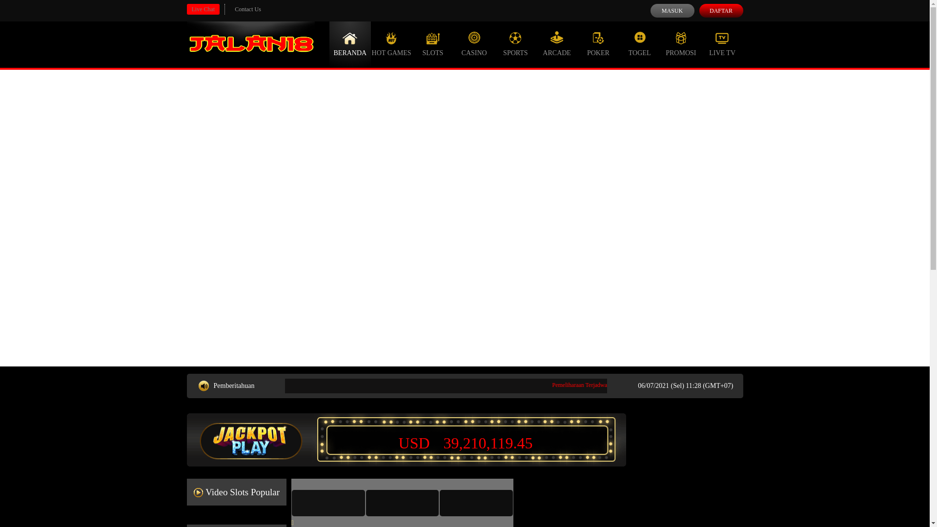 website screenshot of https://jalan18.com/