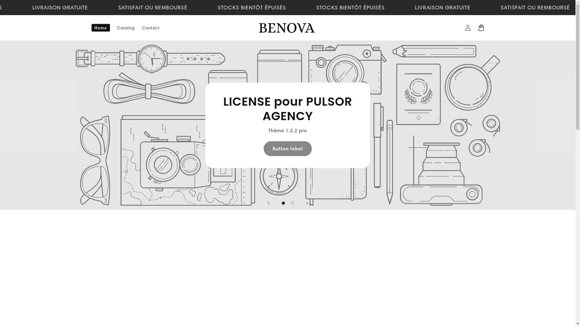 website screenshot of https://ca-benova.com/