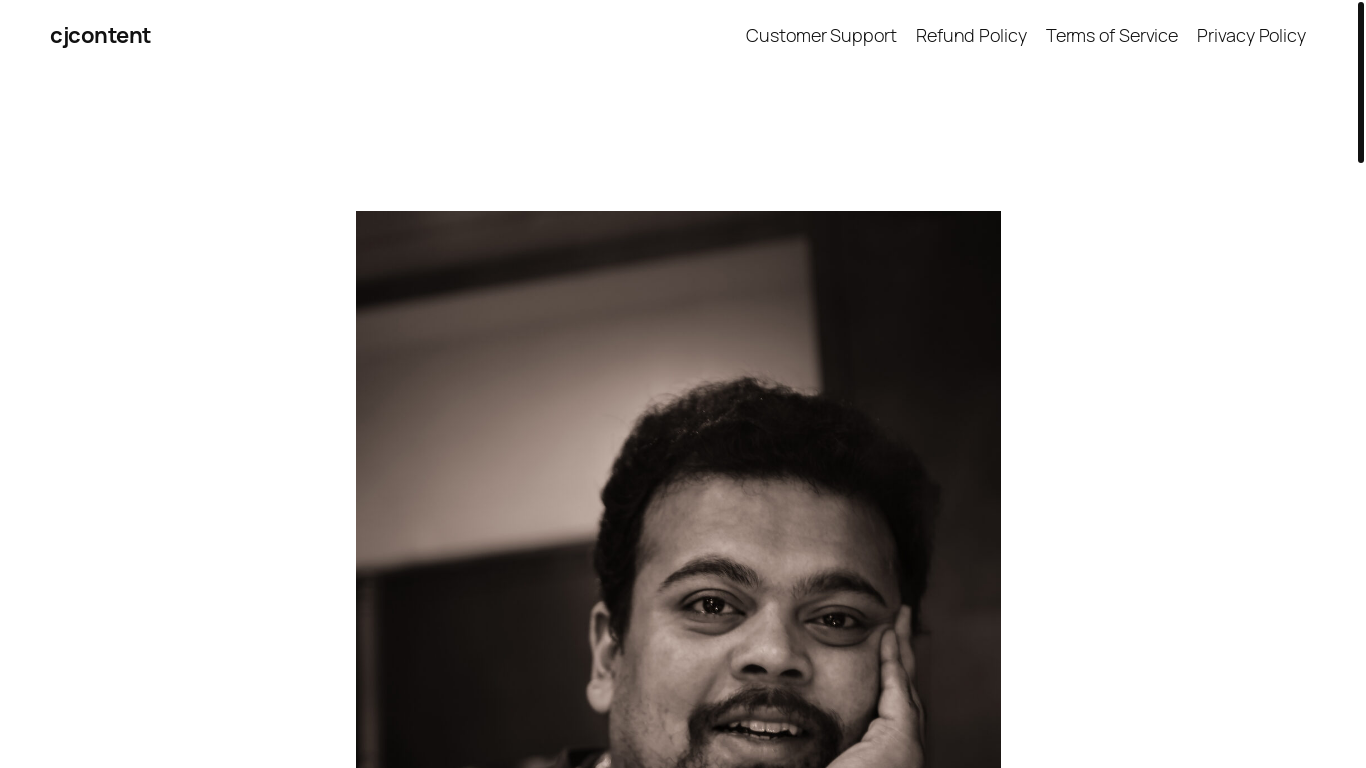 website screenshot of https://cjcontent.pages.dev/
