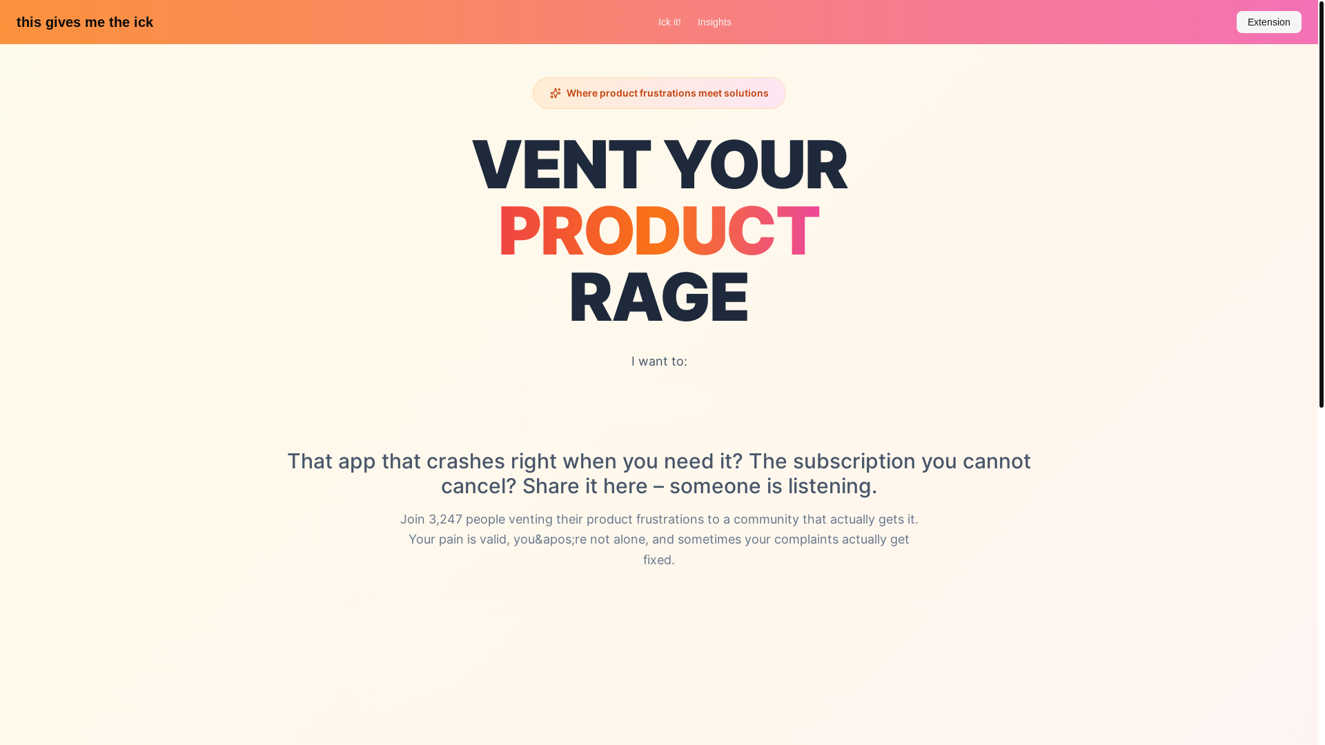 website screenshot of https://givemetheick.com/