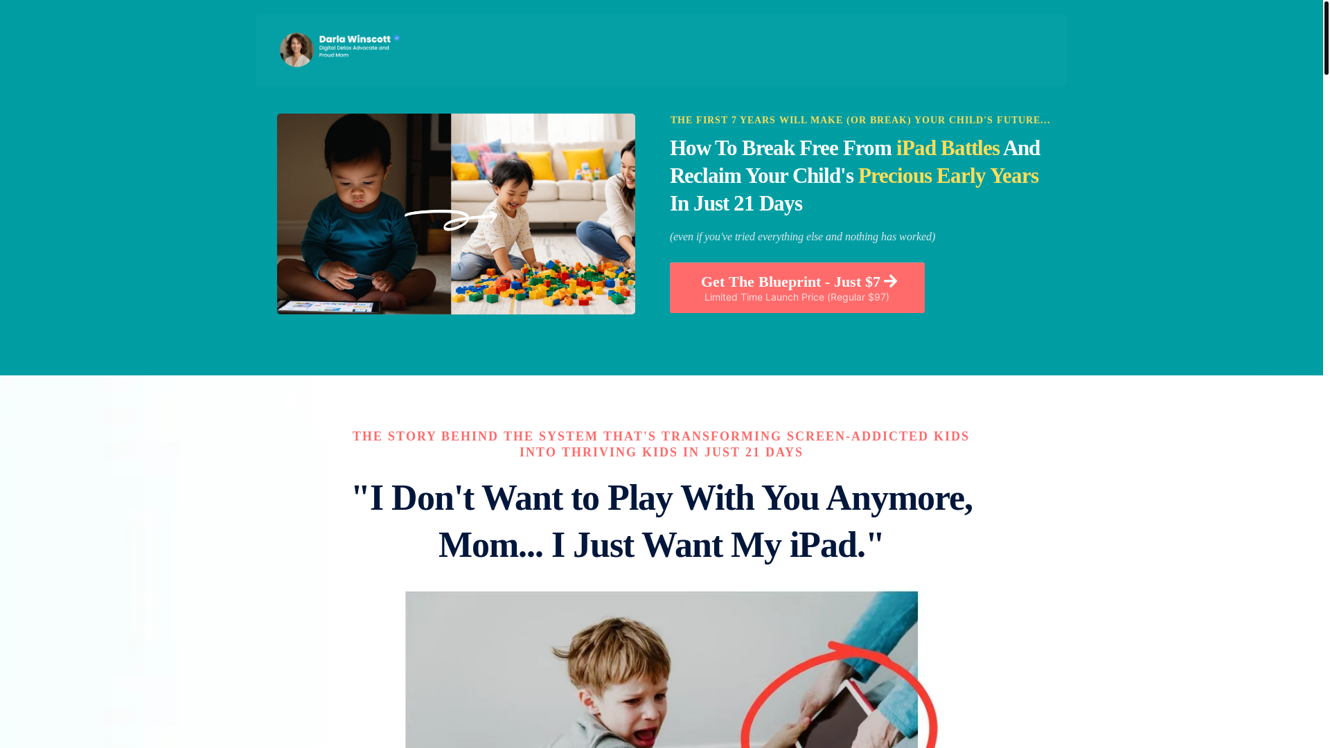 website screenshot of https://darlawinscott.com/
