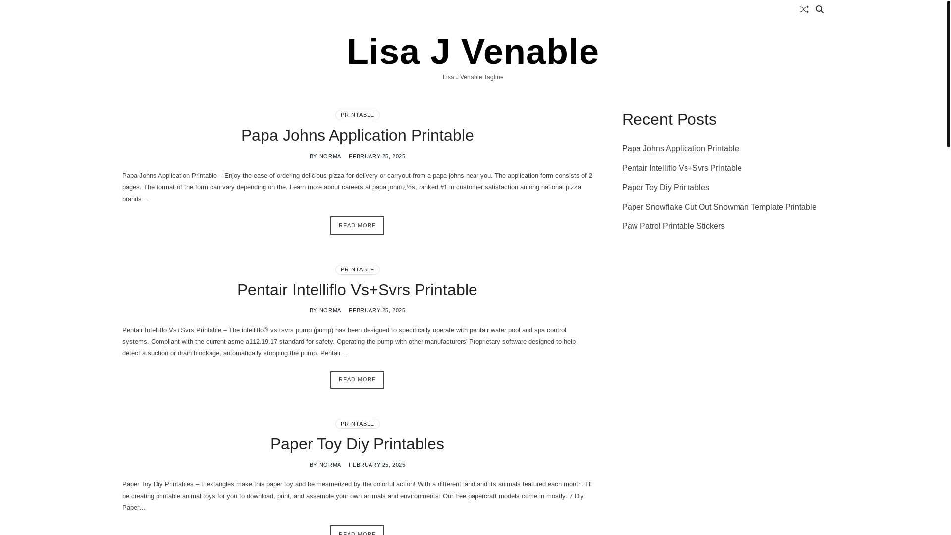 website screenshot of https://lisajvenablea.pages.dev/