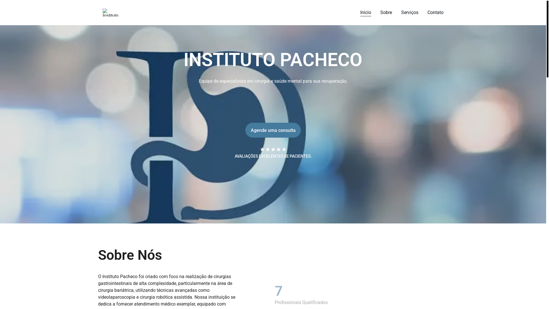website screenshot of https://institutopacheco.net/