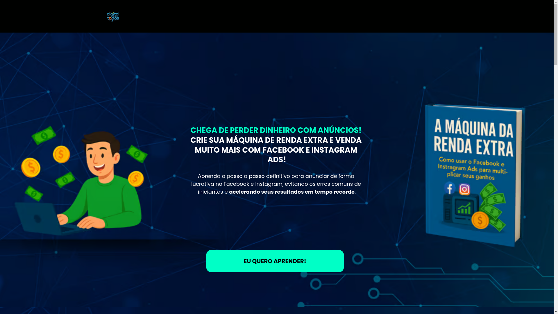 website screenshot of https://maquinadarendaextra.site/