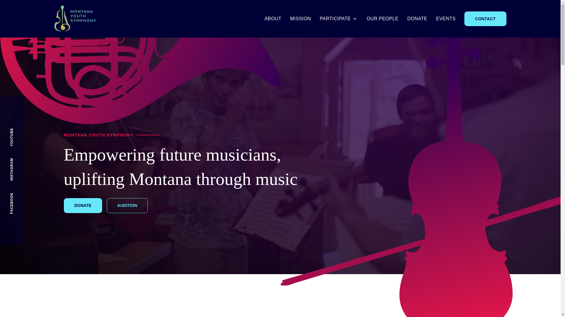website screenshot of https://montanayouthsymphony-org.pages.dev/