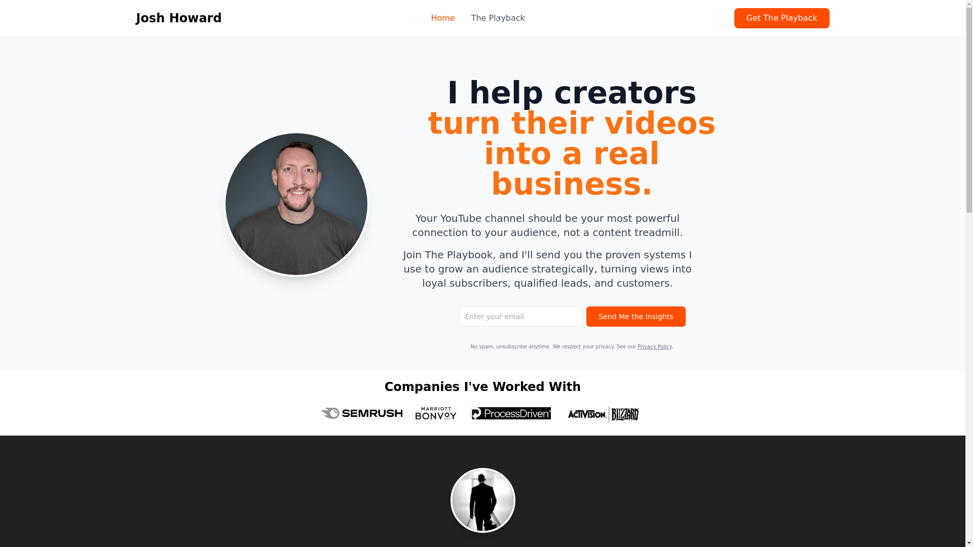 website screenshot of https://josh-personal-page.pages.dev/
