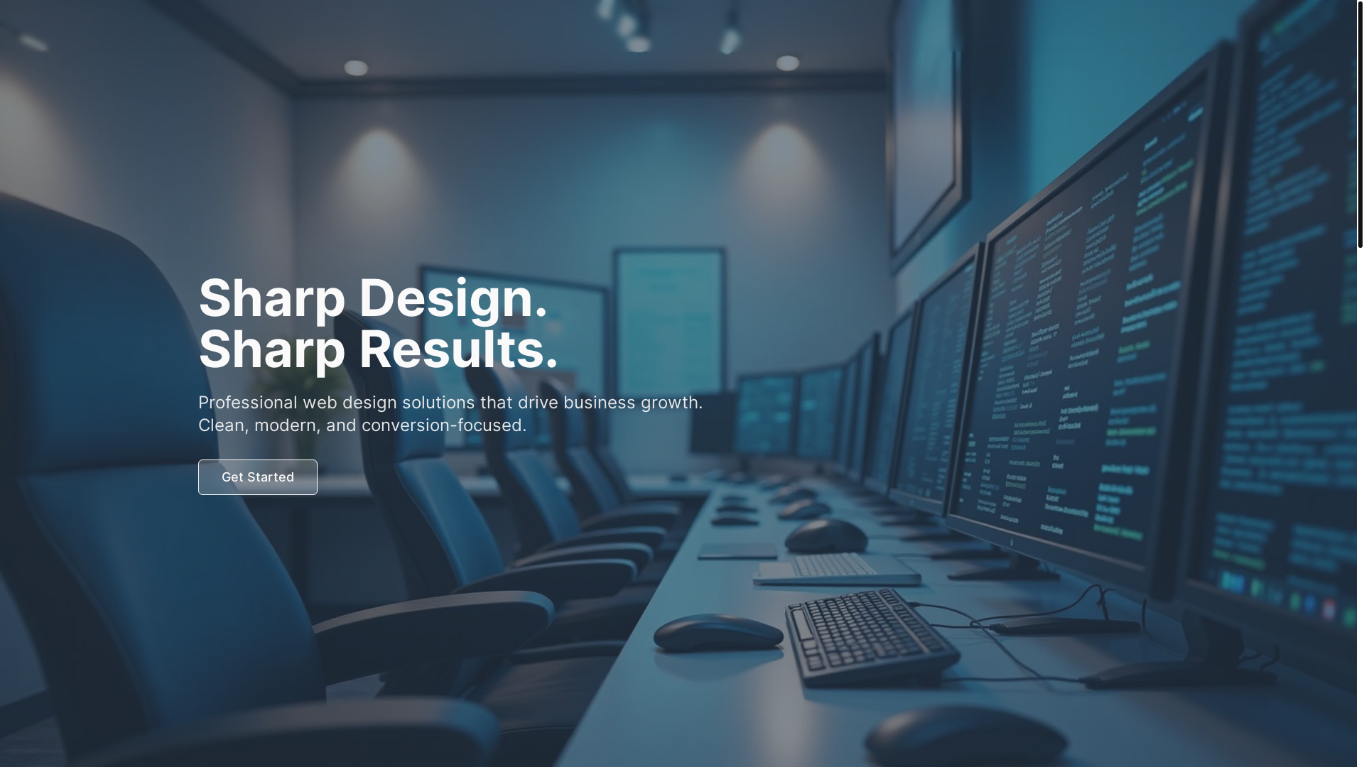 website screenshot of https://precisiondesignstudios.org/