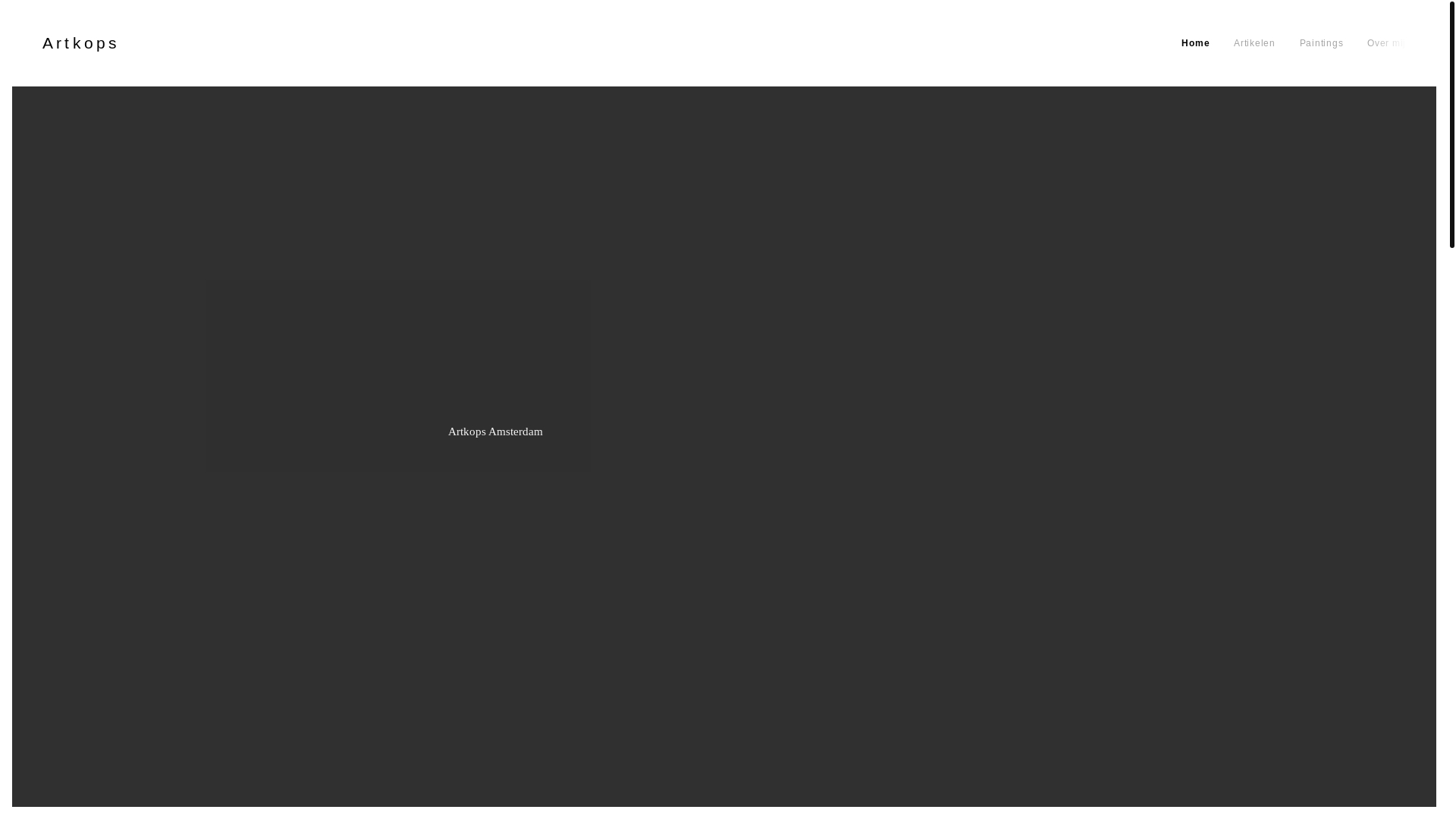 website screenshot of https://artkopsamsterdam.com/
