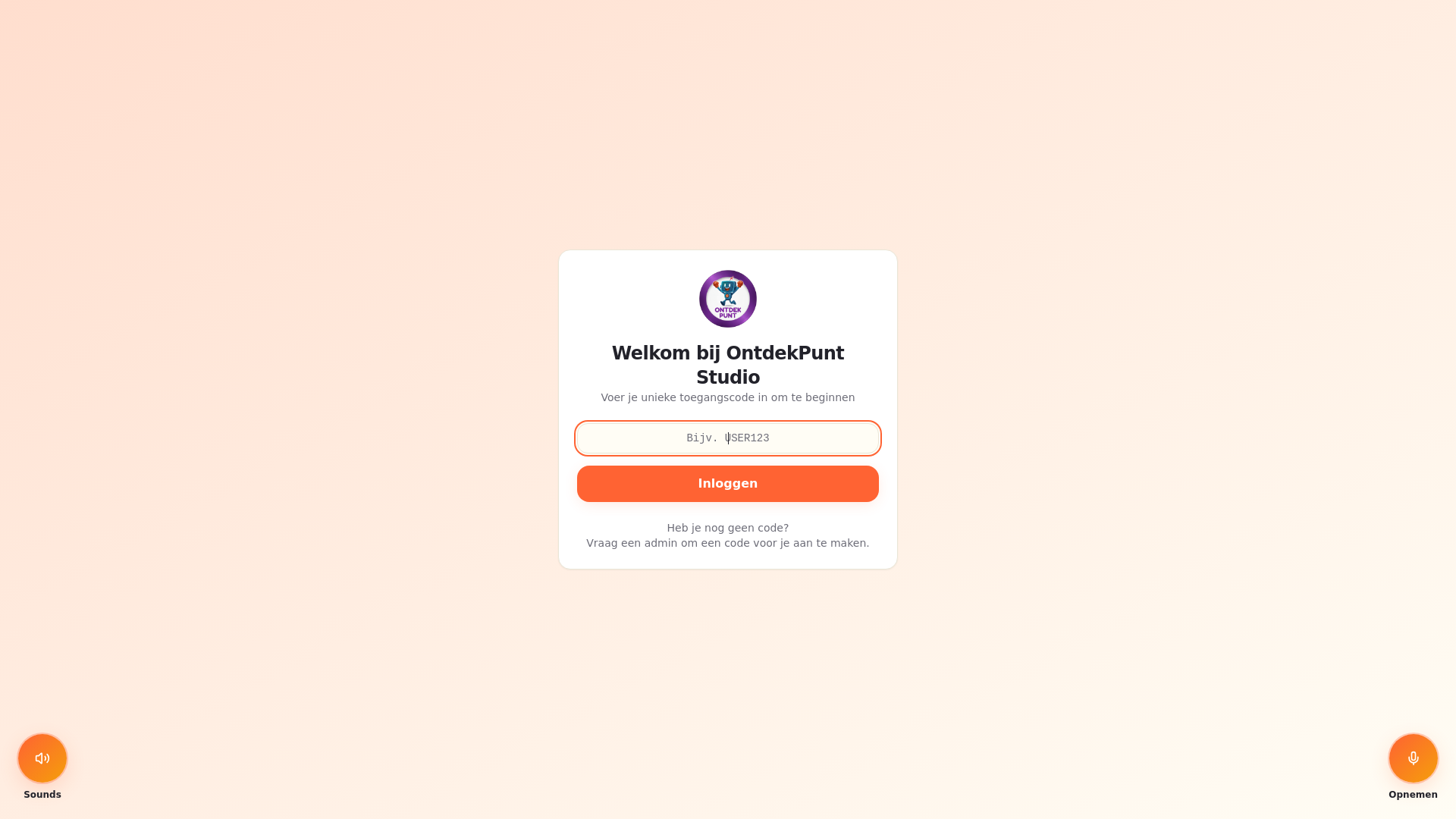 website screenshot of https://ontdekpuntpodcast.nl/
