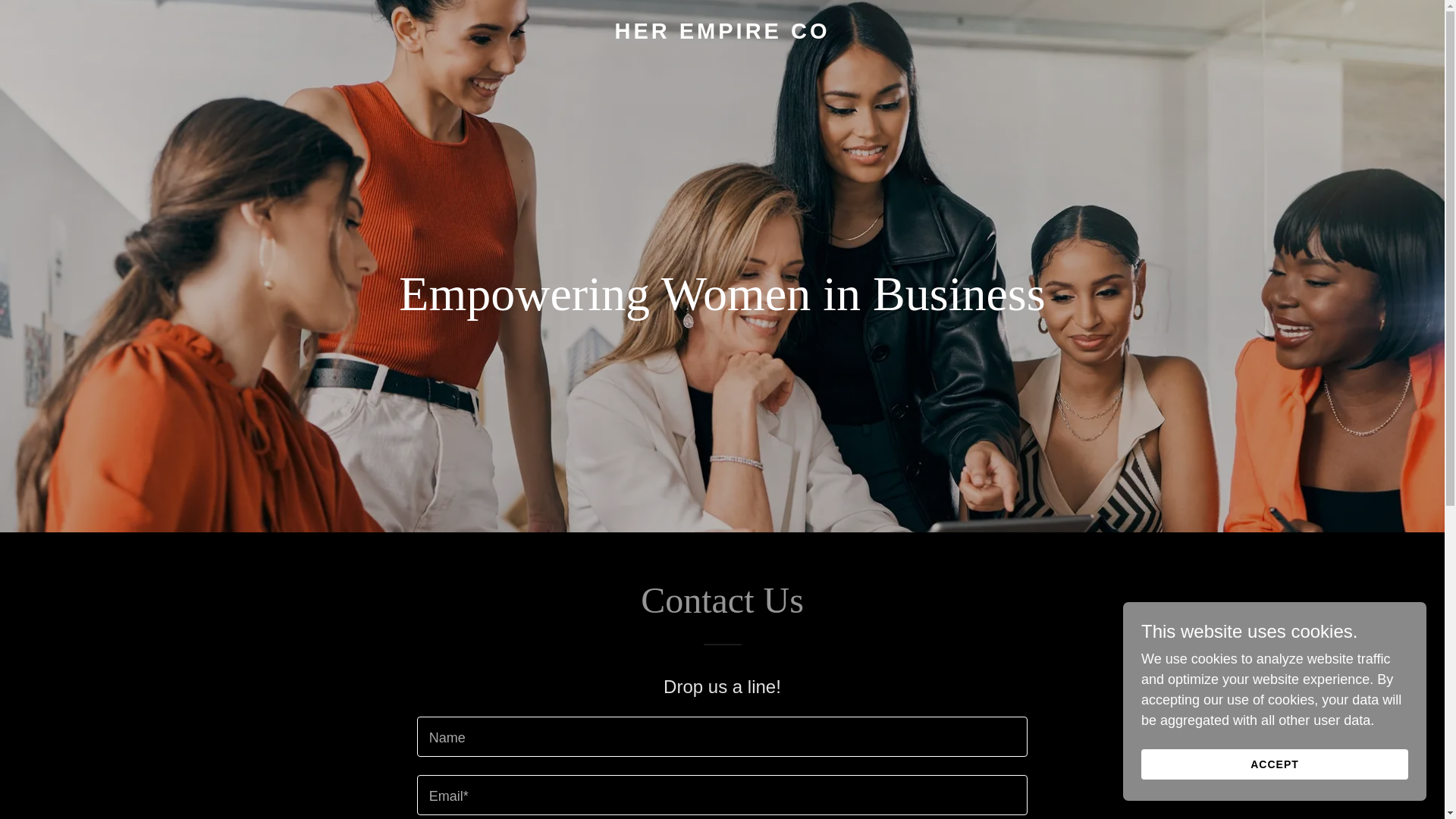 website screenshot of https://herempireco.co/