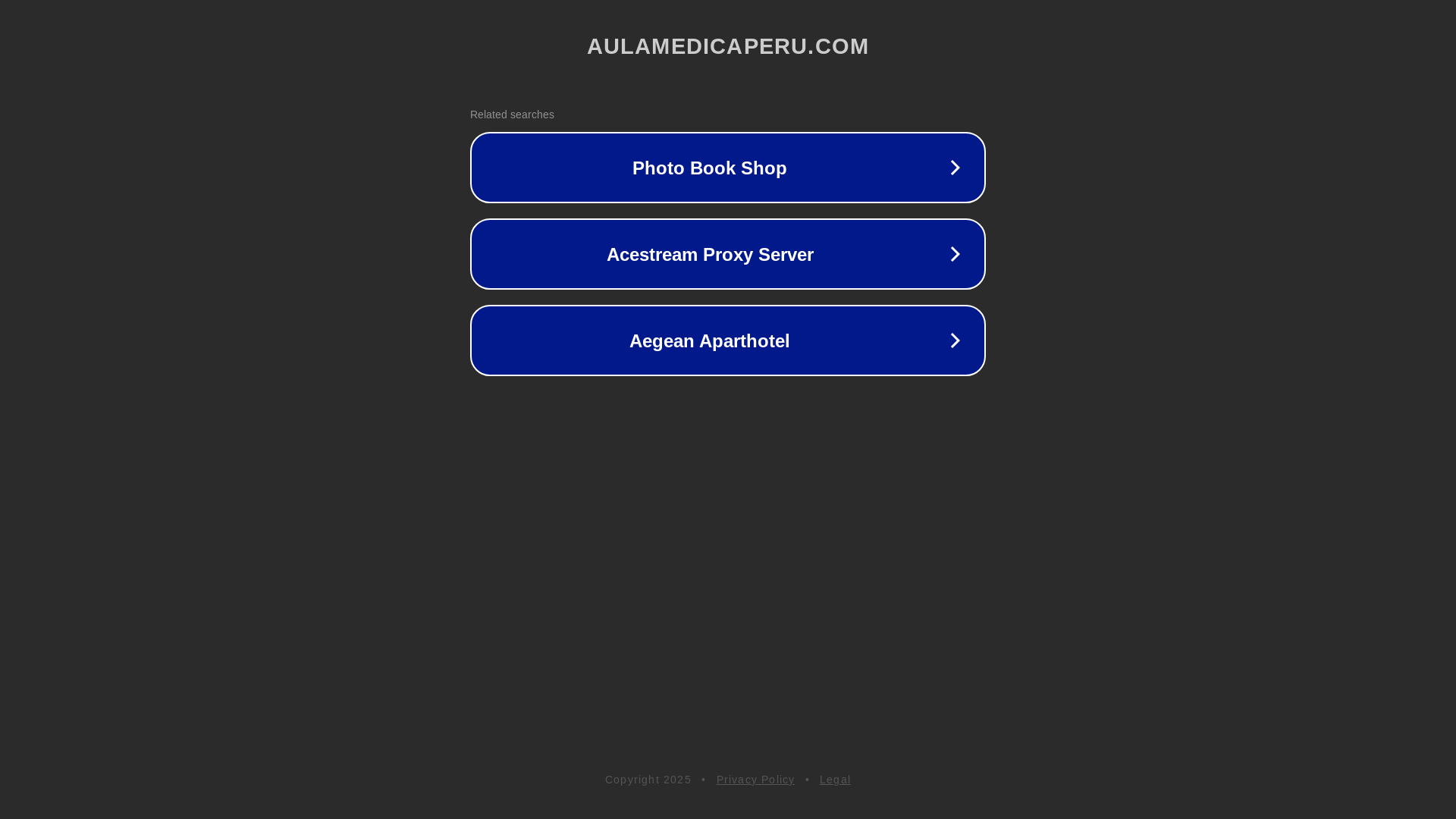 website screenshot of https://aulamedicaperu.com/