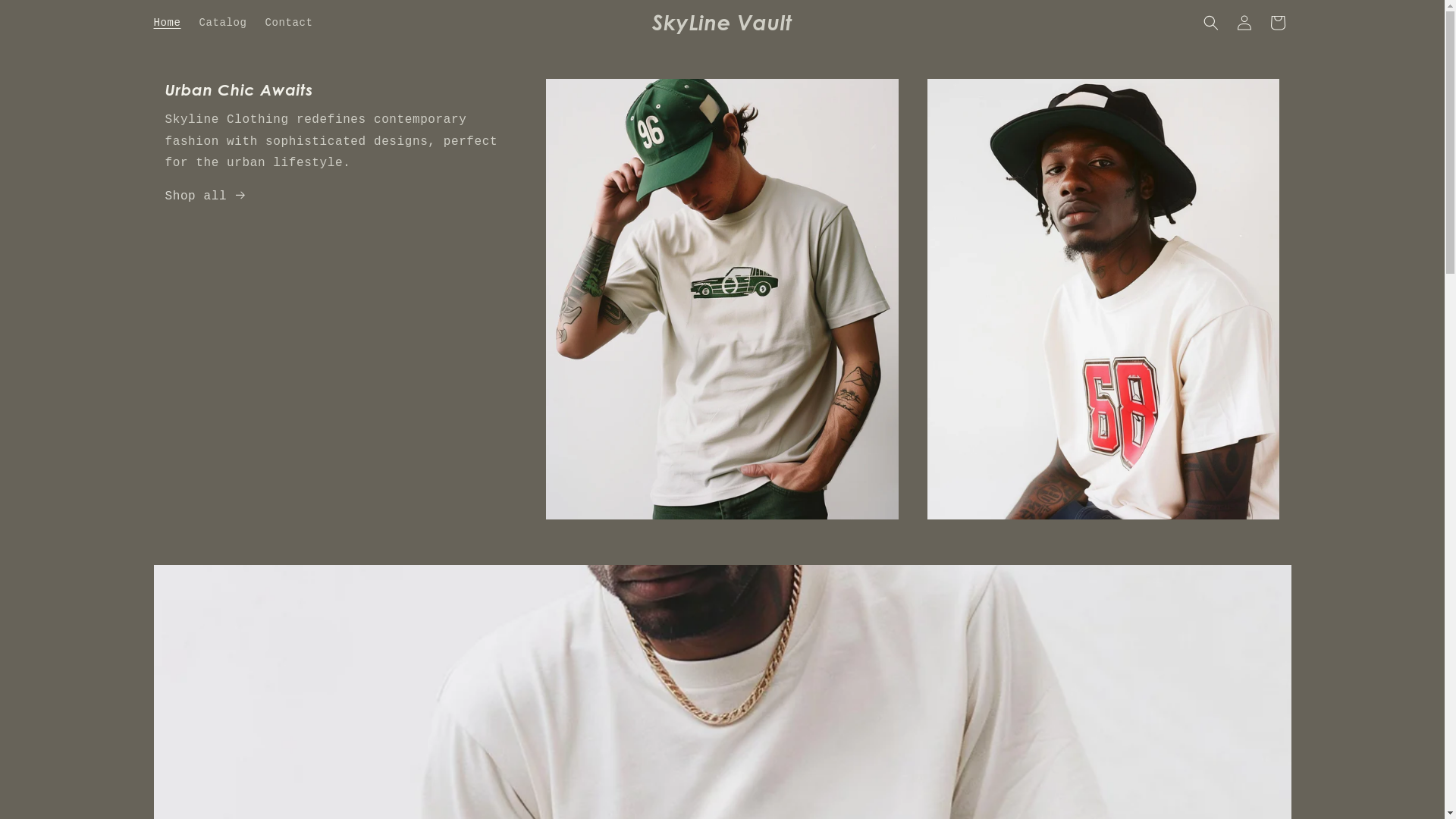 website screenshot of https://skylinevault.shop/