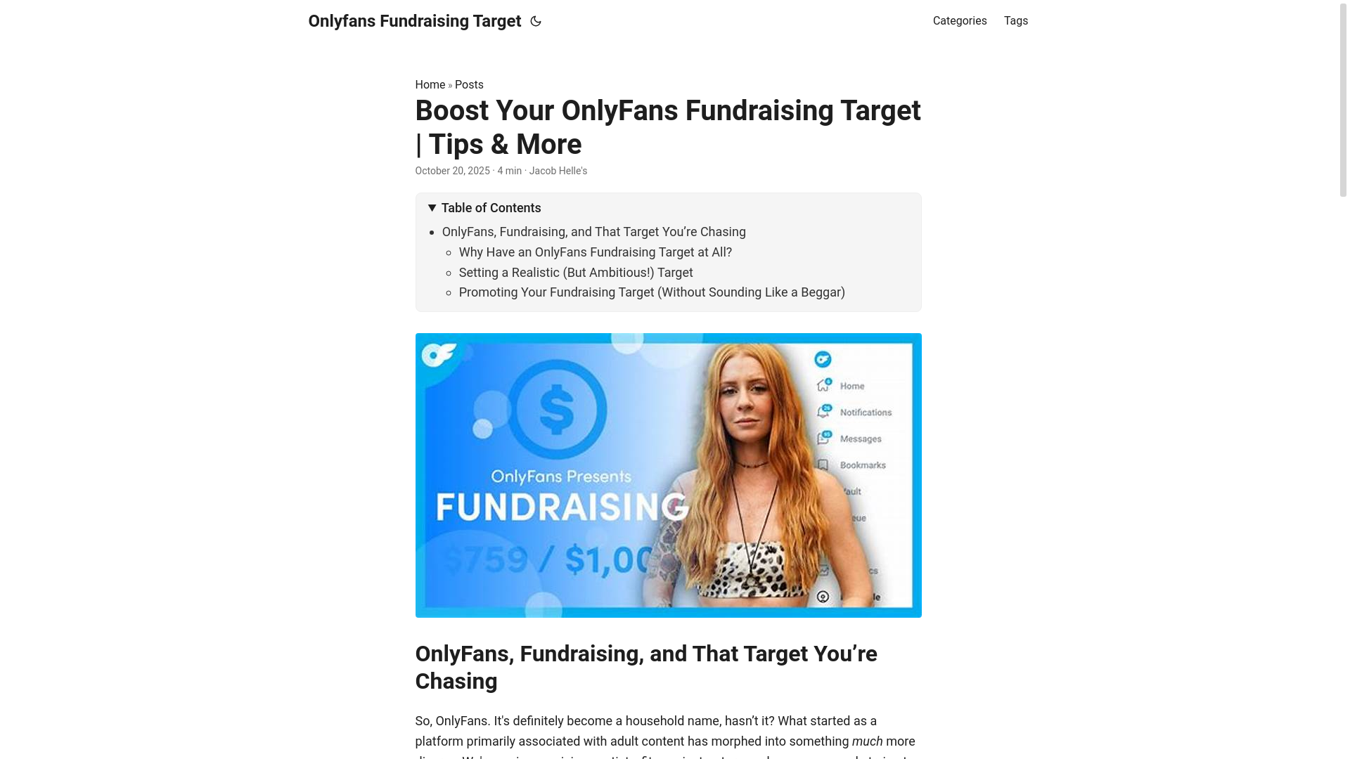 website screenshot of https://onlyfans-fundraising-target.pages.dev/