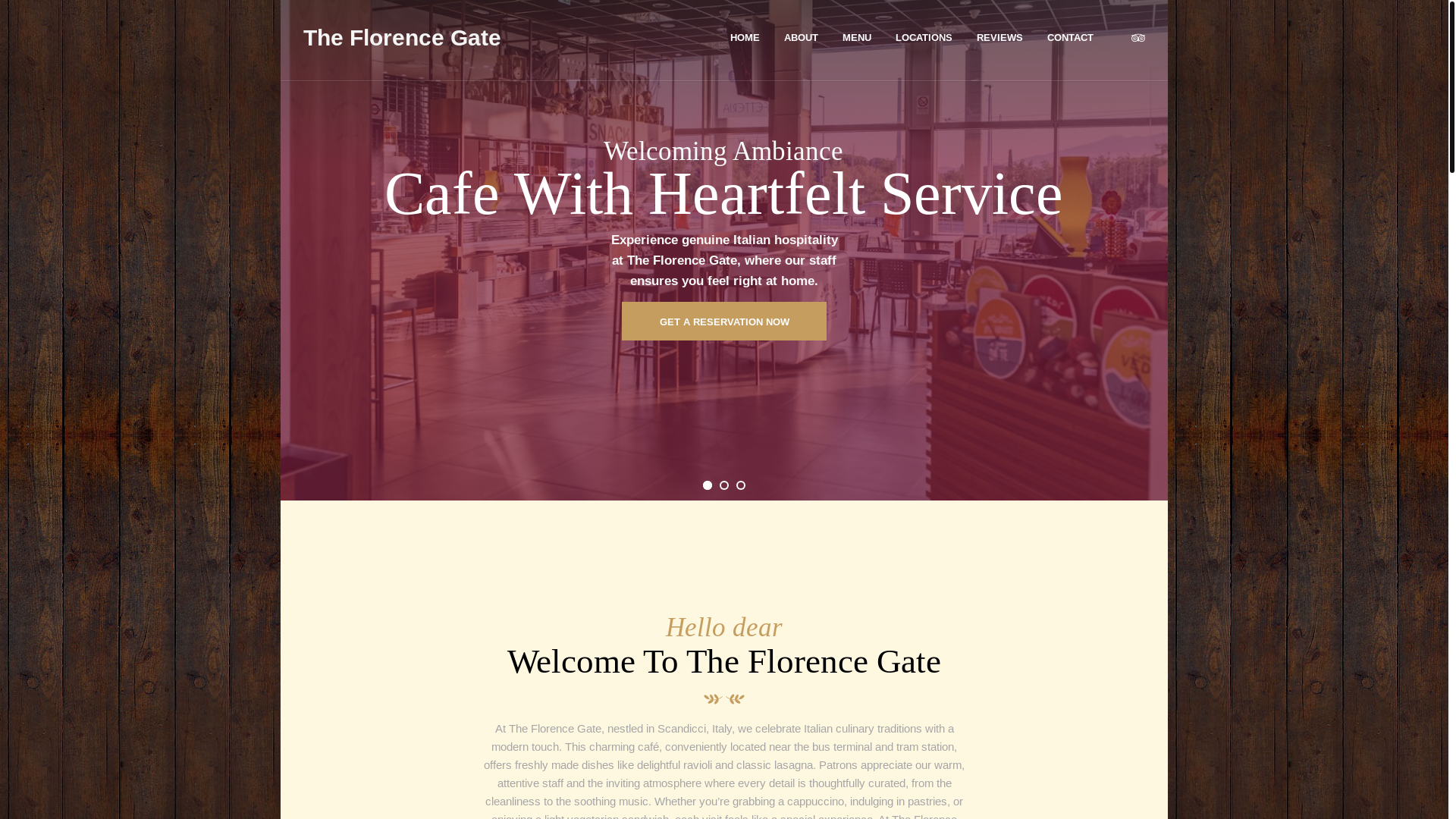 website screenshot of https://theflorencegate.shop/