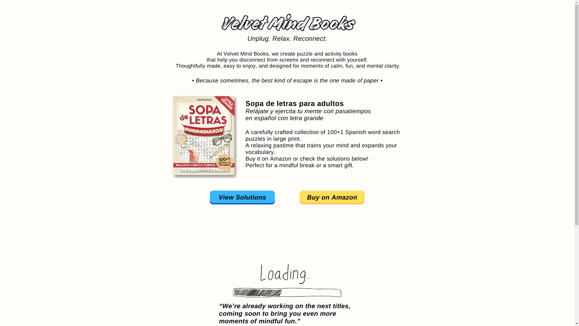 website screenshot of https://velvetmindbooks.com/