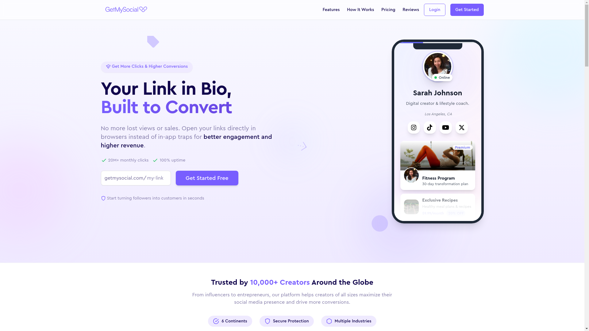website screenshot of https://unlockmysocial.com/